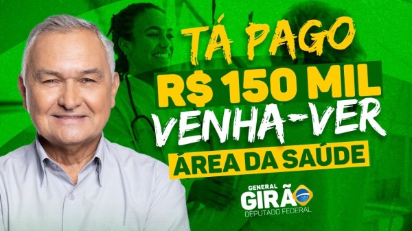 General Girão destina R$ 150 mil para a Saúde de Venha-Ver