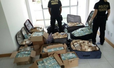 PF encontra malas recheadas de dinheiro em endereÃ§o atribuÃ­do a Geddel Vieira Lima