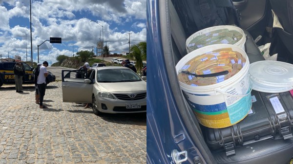 Quase R$ 950 mil roubados de banco em PE são recuperados em Santa Cruz/RN