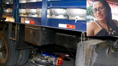 Mulher morre apÃ³s ser atropelada por caminhÃ£o de gÃ¡s em MossorÃ³