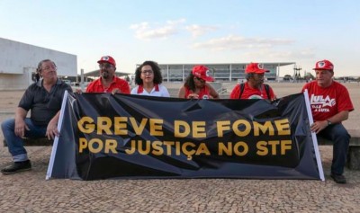 PT sÃ³ conseguiu seis militantes (do MST) para fazer greve de fome por Lula livre