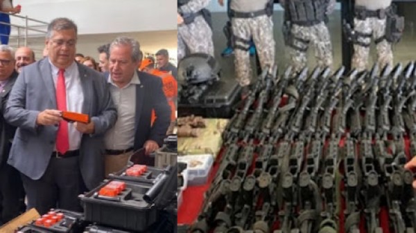 Dino vem ao RN entregar armas, mas bem que poderia ser livros e CDs de Chico Buarque