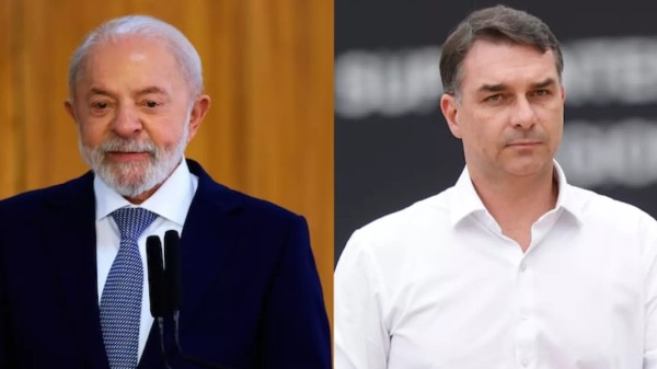 Atlas/Bloomberg: Lula cai 3,8 pontos e Flávio cresce 2,9 em principal cenário de 1º turno