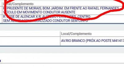 Carro Ã© multado apÃ³s ter sido flagrado em movimento sem o motorista em MossorÃ³