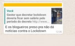 A esquerda quer minha prisão por "crime de opinião"