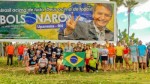 Carreata e inauguraÃ§Ã£o de outdoor de Jair Bolsonaro agitam Triunfo Potiguar e Upanema