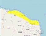 INMET emite novo alerta de chuva para municÃ­pios do RN