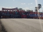 Petroleiros e MST interditam BR-110 em MossorÃ³ na manhÃ£ desta quarta