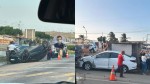 Grave acidente deixa carro capotado na BR-304, em Caícara do Rio dos Ventos