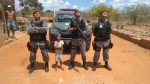 Policiais da ForÃ§a Nacional visitam crianÃ§a mossoroense que sonha em ser PM