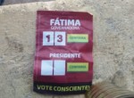 Temendo rejeiÃ§Ã£o, material de FÃ¡tima Bezerra Ã© distribuÃ­do sem o voto casado