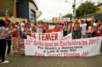 Em nota, Grito dos ExcluÃ­dos diz ter sido vÃ­tima de intimidaÃ§Ã£o e truculÃªncia durante desfile CÃ­vico