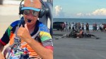 Instrutor Flávius Neves é uma das vítimas da queda de girocóptero na praia de Areias Alvas