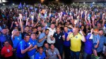 Allyson e os candidatos Lawrence e Jadson reúnem grande público em Mossoró
