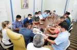 Prefeito e vereadores discutem projetos e lei orçamentária 2022