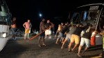 Jogadores de Grossos sofrem com transporte precário após partida em Macau