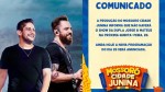 Jorge e Mateus cancelam show no Mossoró Cidade Junina