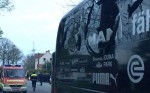 Bomba explode ao lado do Ã´nibus do Borussia e jogador fica ferido