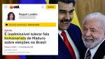 Maduro: O novo 'Bolsonarista' da imprensa brasileira - E você não leu errado!