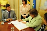 Rosalba retorna da Alemanha e reassume prefeitura