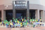 Sentimento de patriotismo marca protesto contra toque de recolher em Mossoró