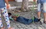Monstruosidade em Portalegre: Morador de rua é amarrado e pisoteado por comerciante