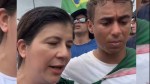 Carla Dickson assume o protagonismo feminino conservador e representa o RN na caminhada de Nikolas, em Brasília