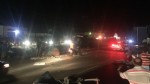 Duas carretas colidem no contorno em frente Ã  RodoviÃ¡ria de MossorÃ³