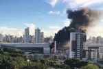 IncÃªndio atinge o shopping Midway