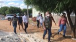 General Girão visita obras de pavimentação de ruas em Parelhas