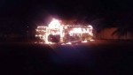 Mais dois Ã´nibus sÃ£o incendiados em Natal durante a madrugada