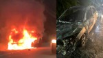 Veículo de vereador pega fogo na Avenida Leste Oeste em Mossoró 