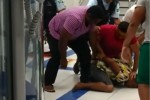 VÃDEO: Homem tem ataque de fÃºria em agÃªncia bancÃ¡ria de MossorÃ³