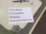Uso de local de vacinação para manifestação politiqueira vira alvo de críticas em Mossoró