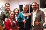 General GirÃ£o recebe visita do filho do presidente Jair Bolsonaro