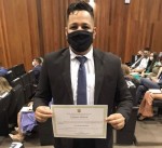 Vereador recebe diploma no mesmo dia do nascimento do filho: "meu dia nÃ£o poderia ser mais perfeito"
