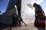 LÃ­der do MTST levou membros da GaviÃµes da Fiel para reforÃ§ar atos de vandalismo em BrasÃ­lia