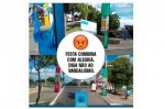 DecoraÃ§Ã£o do MossorÃ³ Cidade Junina Ã© alvo de vandalismo