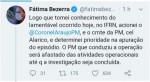 FÃ¡tima afasta PM que comandou aÃ§Ã£o contra manifestantes no IFRN