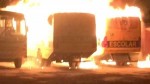 Criminosos incendeiam Ã´nibus escolares em Governador Dix-sept Rosado