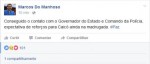 Vice-prefeito solicita reforÃ§o ao Governador e policiais devem chegar a CaicÃ³ na madrugada