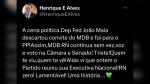 Henrique Alves alfineta primos e diz que MDB no RN segue ‘sem vez, voz e voto’