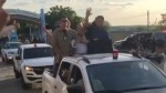 VÍDEO: Bolsonaro, Rogério Marinho e General Girão desfilam em carro aberto por Caicó