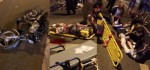 Casal fica gravemente ferido em acidente de moto na Avenida Presidente Dutra