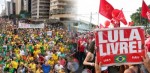 Brasileiros foram Ã s ruas neste domingo; uns defenderam a Lava Jato e outros o Lula
