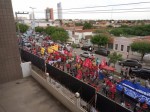 Manifestantes descem o Alto contra a Reforma da PrevidÃªncia e por "Lula Livre"