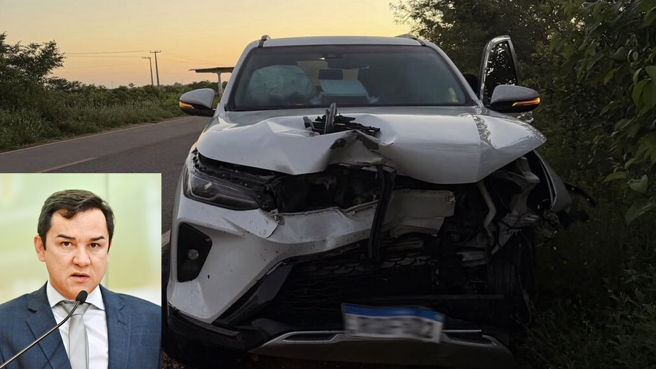 Deputado Neilton Diógenes sofre acidente de carro em Mossoró; ocupantes escapam sem ferimentos