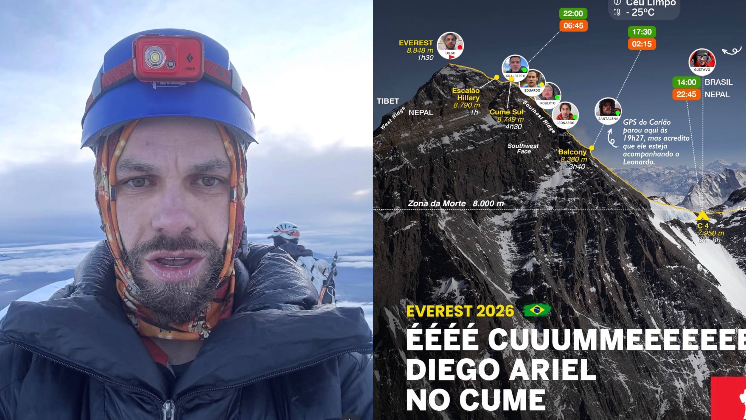 Médico que atua em Mossoró conquista o topo do Monte Everest