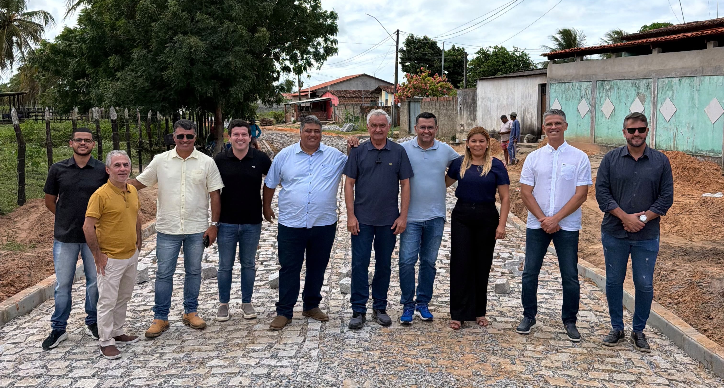 General Girão acompanha execução de obras de R$ 1,2 milhão financiadas com recursos de seu mandato em Nísia Floresta