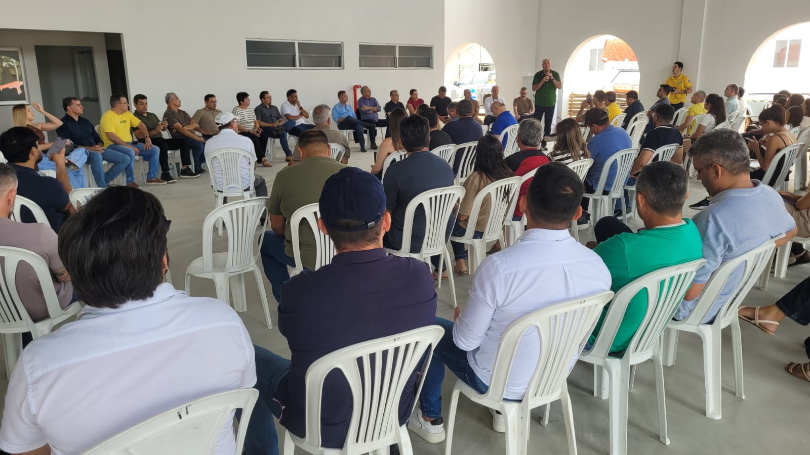 Coronel Hélio participa de reunião do Comitê Executivo do Acari Cidade da Moda e acompanha avanço das obras